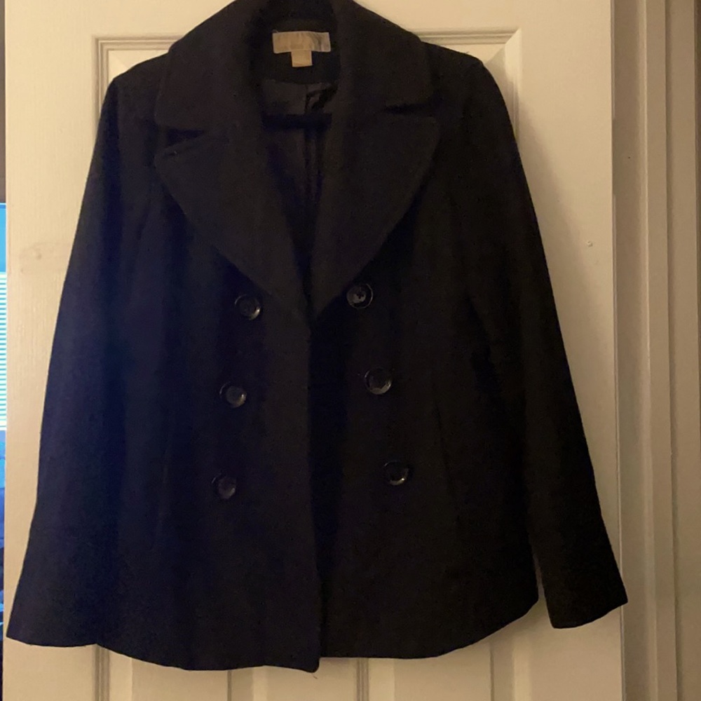 Michael Kors black pea coat.